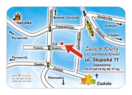 Mapka żaluzje